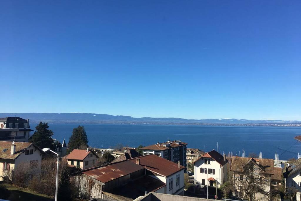 Appartement Vue lac Panoramique à Évian-les-Bains Extérieur photo
