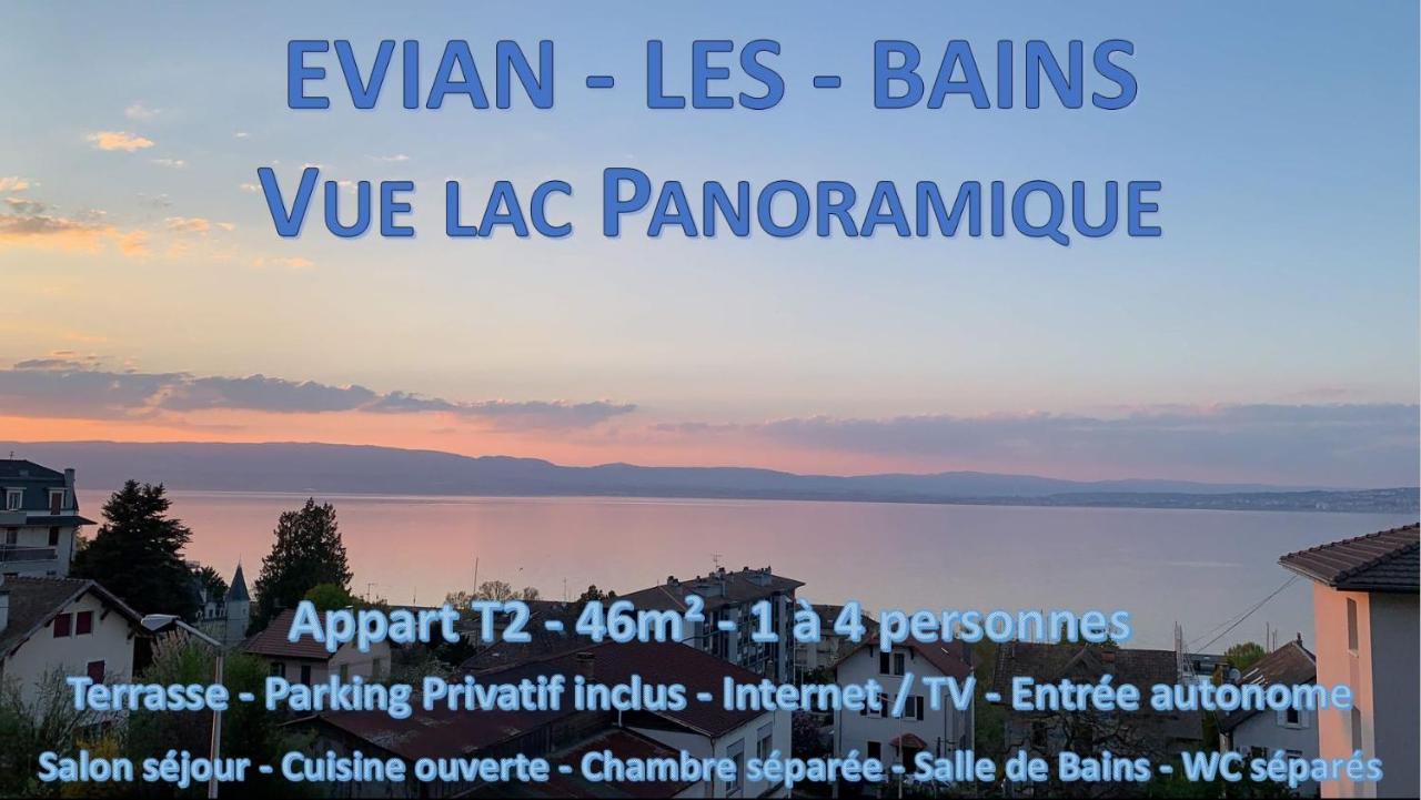 Appartement Vue lac Panoramique à Évian-les-Bains Extérieur photo